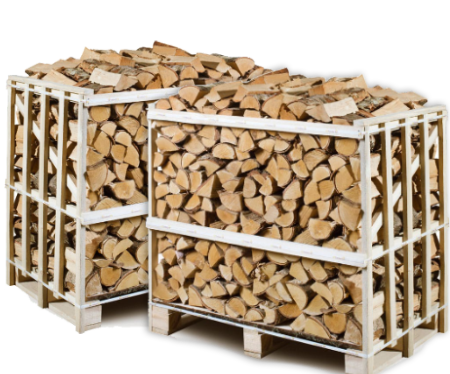 kiln dried firewood 2x1m3 crate