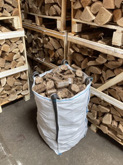 large city sack of willow warm, irish wood briquettes › nobother.ie
